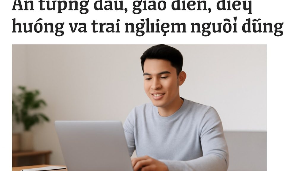 Minh họa: Ấn tượng đầu: giao diện, điều hướng và trải nghiệm người dùng