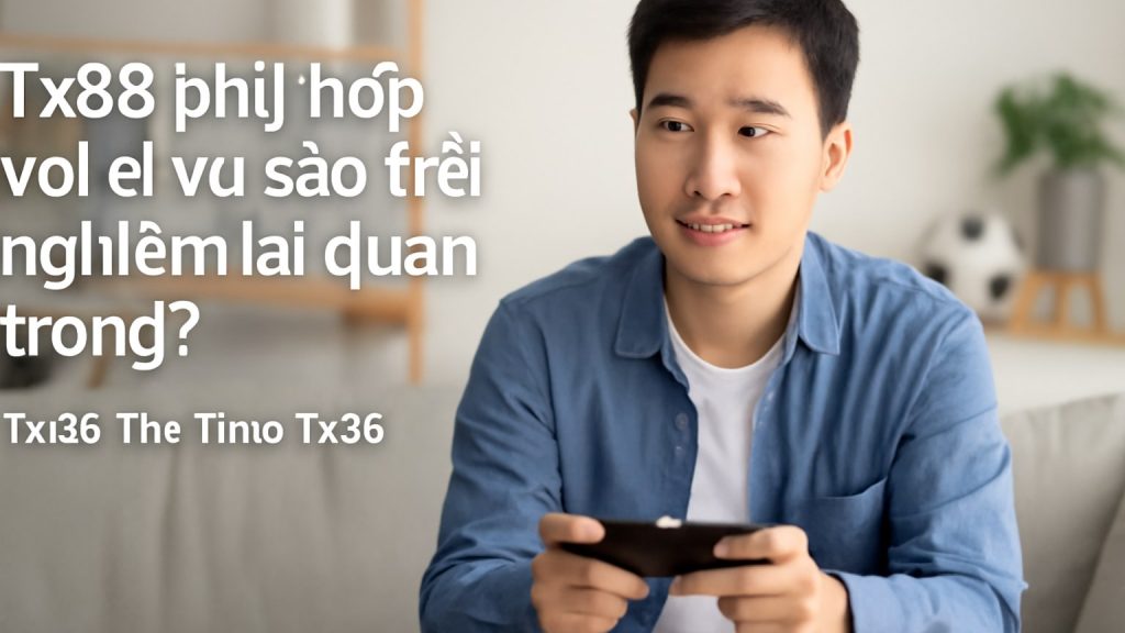 Tx88 phù hợp với ai và vì sao trải nghiệm lại quan trọng? Minh họa: Tx88 phù hợp với ai và vì sao trải nghiệm lại quan trọng?