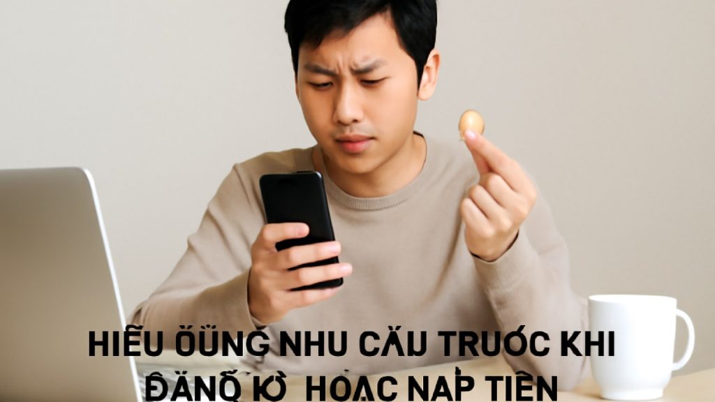 Minh họa: Hiểu đúng nhu cầu trước khi đăng ký hoặc nạp tiền