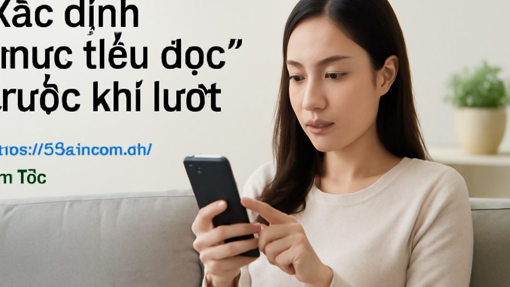 1) Xác định “mục tiêu đọc” trước khi lướt Minh họa: 1) Xác định “mục tiêu đọc” trước khi lướt
