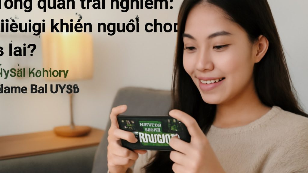Minh họa: Tổng quan trải nghiệm: điều gì khiến người chơi ở lại?
