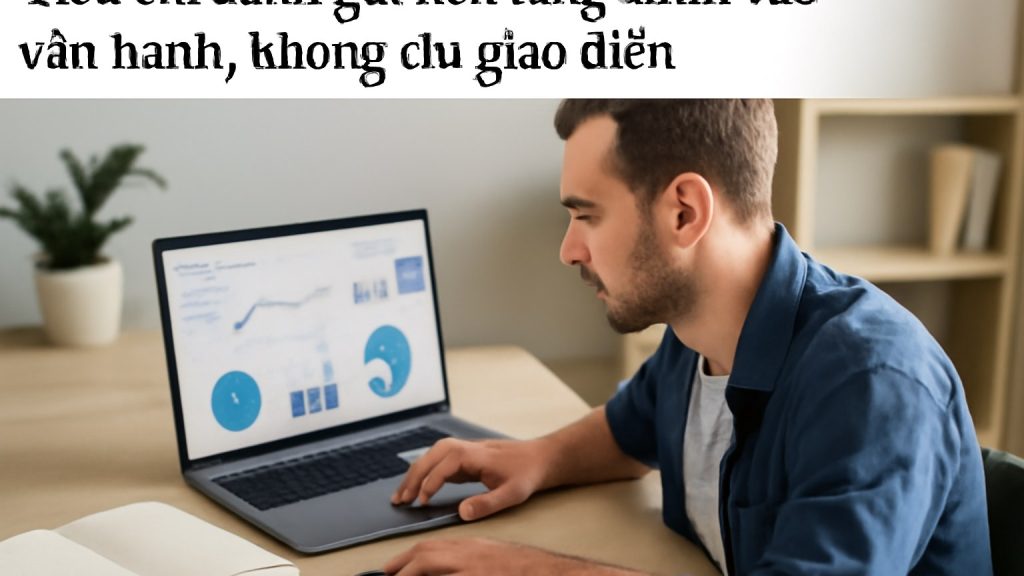 1) Tiêu chí đánh giá nền tảng: nhìn vào vận hành, không chỉ giao diện Minh họa: 1) Tiêu chí đánh giá nền tảng: nhìn vào vận hành, không chỉ giao diện