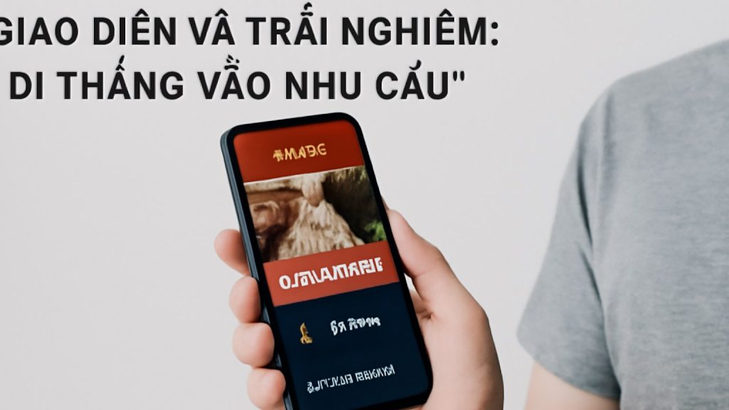Minh họa: Giao diện và trải nghiệm: “đi thẳng vào nhu cầu”